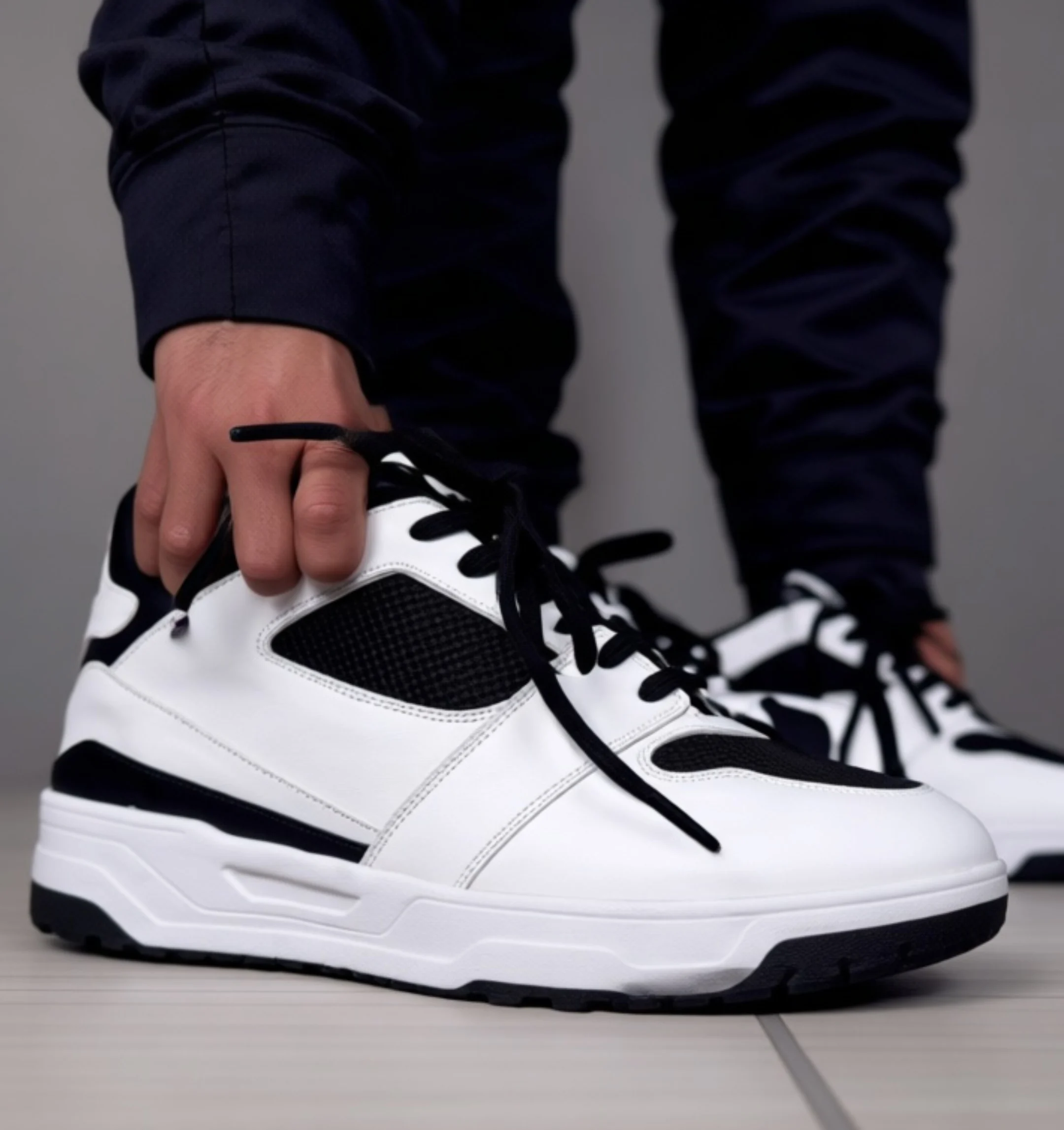 Hidden height shoes for men